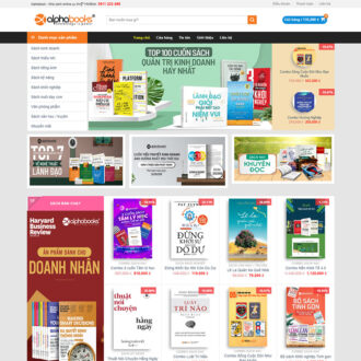 Mẫu website bán sách
