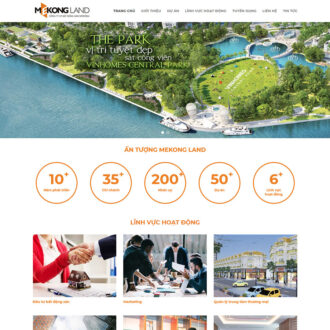 Mẫu website bất động sản 37