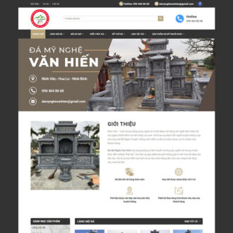 Mẫu website flatsome bán bia đá 01