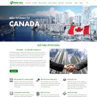 Mẫu website đầu tư nước ngoài