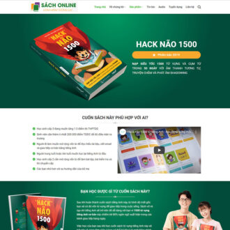 Mẫu website bán sách online