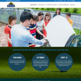 Alternative view of Web trung tâm lái xe