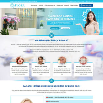 Mẫu website nha khoa 03