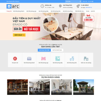 Mẫu website flatsome nội thất 14