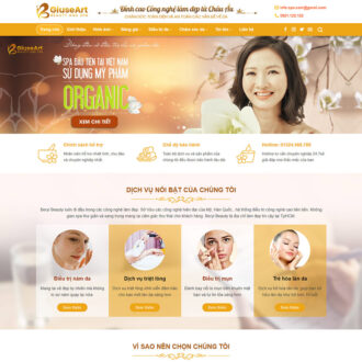 Mẫu website spa 03