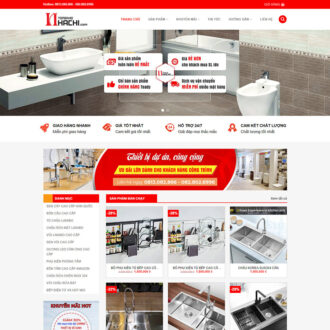 Mẫu website bán thiết bị vệ sinh 01