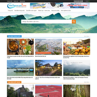 Mẫu website tin tức 11