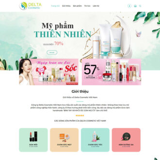 Mẫu website flatsome mỹ phẩm 10