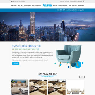 Mẫu website nội thất 20