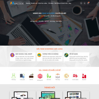 Mẫu website dịch vụ mua bán code