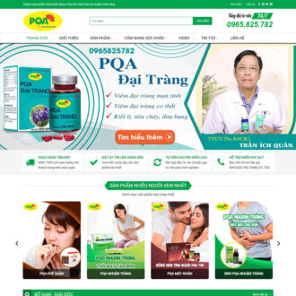 Mẫu website nhà thuốc 03