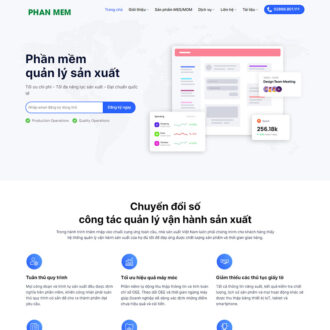 Mẫu website bán phần mềm