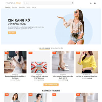 Mẫu website thời trang 07