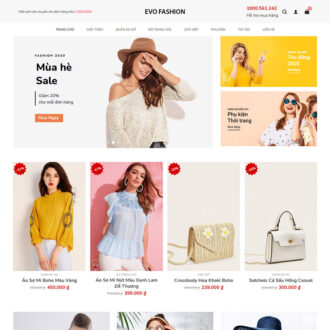 Mẫu website thời trang 08