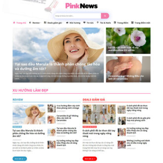 Mẫu website tin tức 014