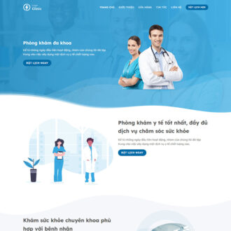 Mẫu website nha khoa 02
