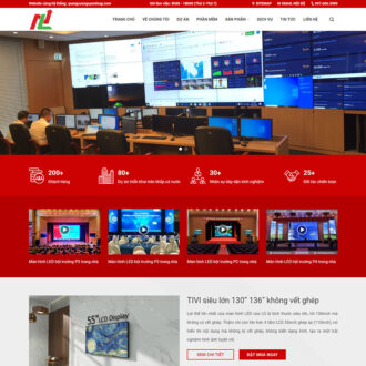 Mẫu website bán màn hình led