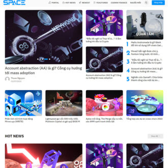 Theme wordpress tin tức tiền ảo