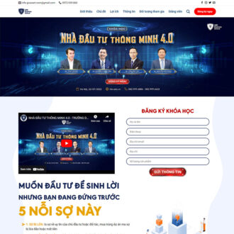 Mẫu website bán khóa học 04