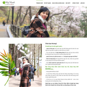 Mẫu website giới thiệu profile cá nhân