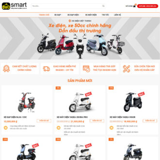 Theme wordpress bán xe điện