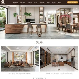 Alternative view of Theme wordpress nội thất đồng gia