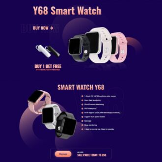 Mẫu website landing page đồng hồ thông minh