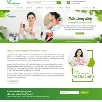 Mẫu website dược phẩm 05