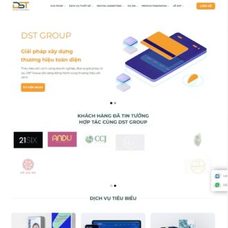 Mẫu website marketing 02