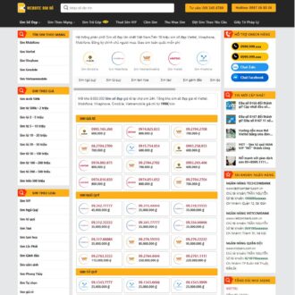 Theme wordpress sim số 02