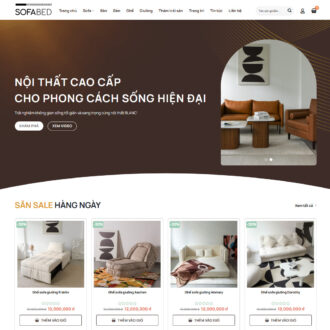 Theme wordpress bán sofa bed