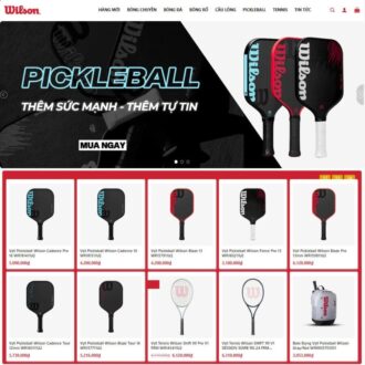 Alternative view of Theme wordpress bán vợt, phụ kiện pickeball
