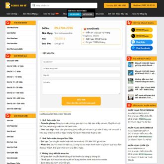 Alternative view of Theme wordpress sim số 02