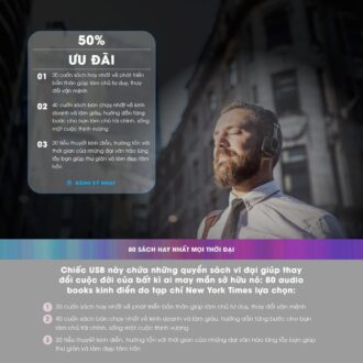 Mẫu website landing page bán usb sách