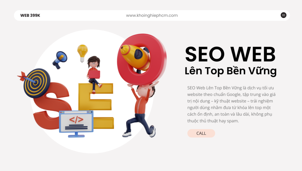 Khởi nghiệp HCM | Web 399k